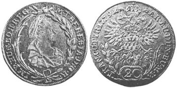 20 Kreuzer 1773-1780