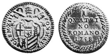 Quattrino 1758