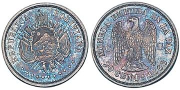 20 Centavos 1868