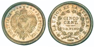 5 Centavos 1884