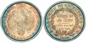 50 Centavos 1884