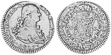 2 Escudos 1813-1817