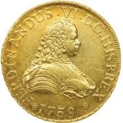 8 Escudos 1758-1759