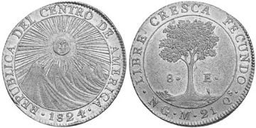 8 Escudos 1824-1825