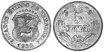 5 Centimos 1896-1938