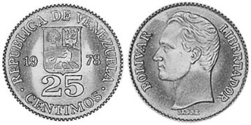 25 Centimos 1977-1987
