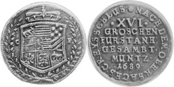 16 Grošů 1683-1689