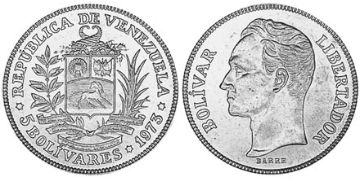 5 Bolívarů 1973