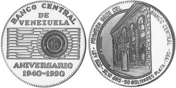 50 Bolívarů 1990
