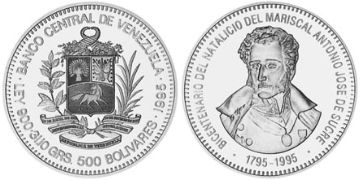 500 Bolívarů 1995
