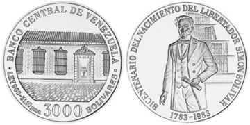 3000 Bolívarů 1983