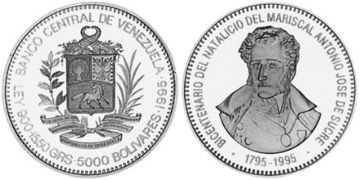 5000 Bolívarů 1995