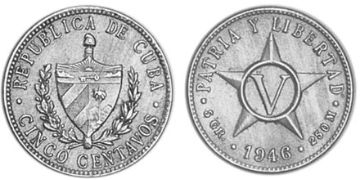 5 Centavos 1946-1961