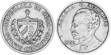 20 Centavos 1962-1968