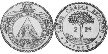 2 Pesos 1862
