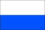 List tvoří dva vodorovné pruhy, bílý a modrý. Poměr šířky k délce listu je 2 _ 3. Vlajka Mladá Boleslav